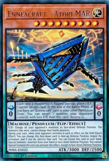 Enneacraft AtoriMAR Phantom Revenge Yu-Gi-Oh! card