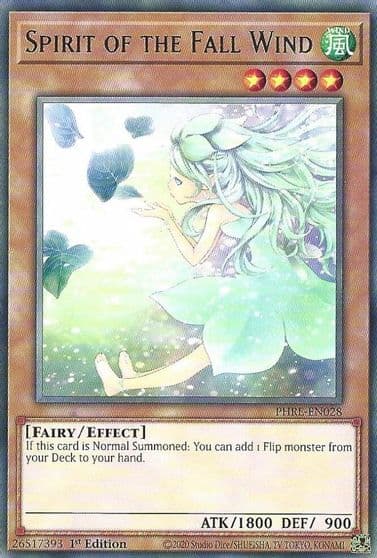 Spirit of the Fall Wind Phantom Revenge Yu-Gi-Oh! card