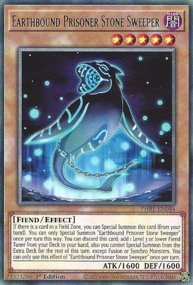 Earthbound Prisoner Stone Sweeper Phantom Revenge Yu-Gi-Oh! card