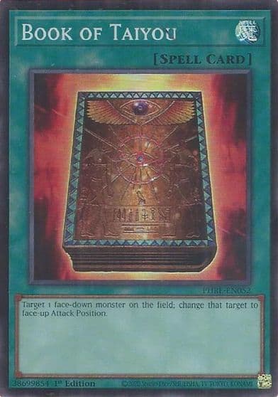 Book of Taiyou Super Rare Phantom Revenge Yu-Gi-Oh! card