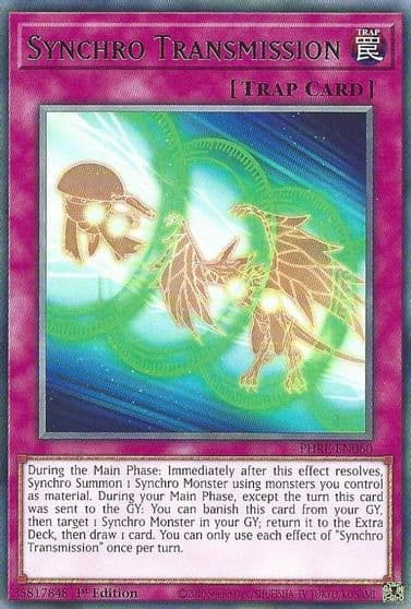 Synchro Transmission Phantom Revenge Yu-Gi-Oh! card