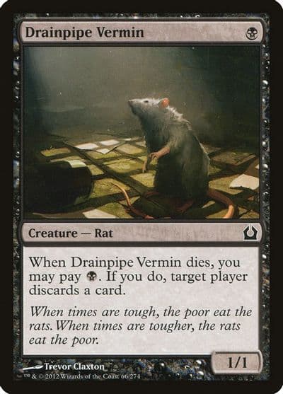 Drainpipe Vermin Return to Ravnica Magic card