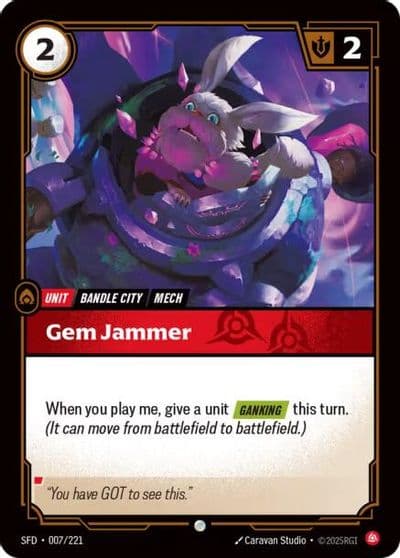 Gem Jammer Spiritforged Riftbound card