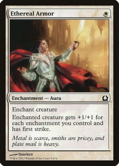 Ethereal Armor Return to Ravnica Magic card