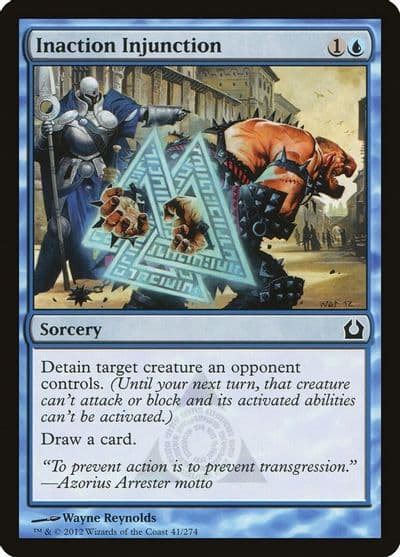 Inaction Injunction Return to Ravnica Magic card