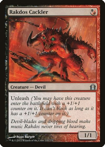 Rakdos Cackler Return to Ravnica Magic card