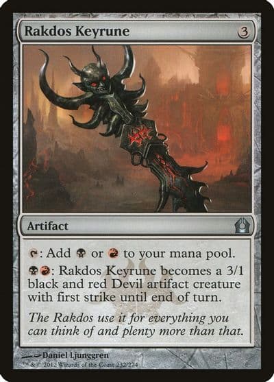 Rakdos Keyrune Return to Ravnica Magic card