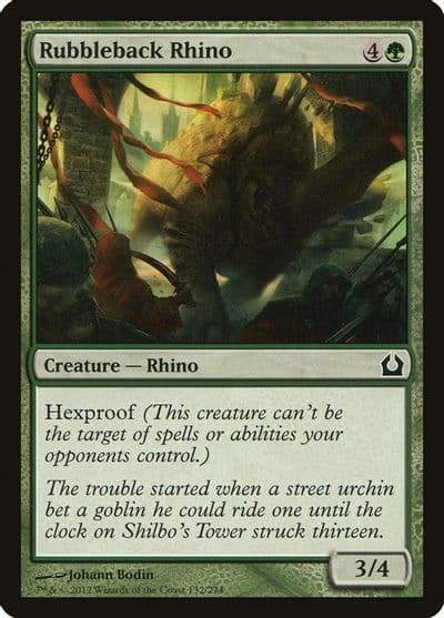 Rubbleback Rhino Return to Ravnica Magic card