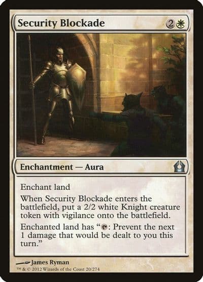 Security Blockade Return to Ravnica Magic card