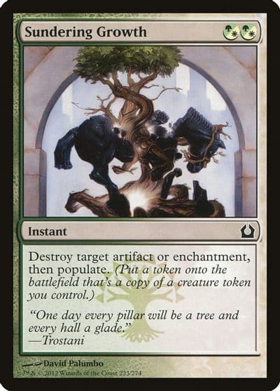 Sundering Growth Return to Ravnica Magic card