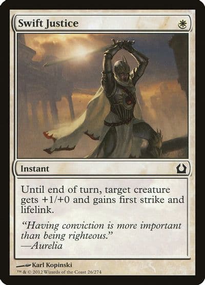 Swift Justice Return to Ravnica Magic card