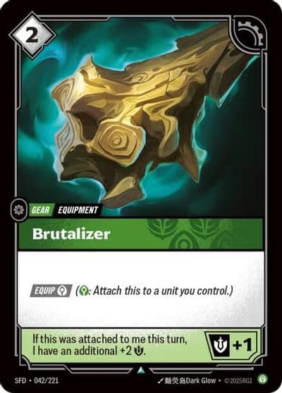 Brutalizer Spiritforged Riftbound card