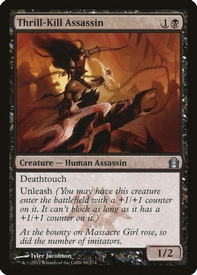 Thrill Kill Assassin Return to Ravnica Magic card