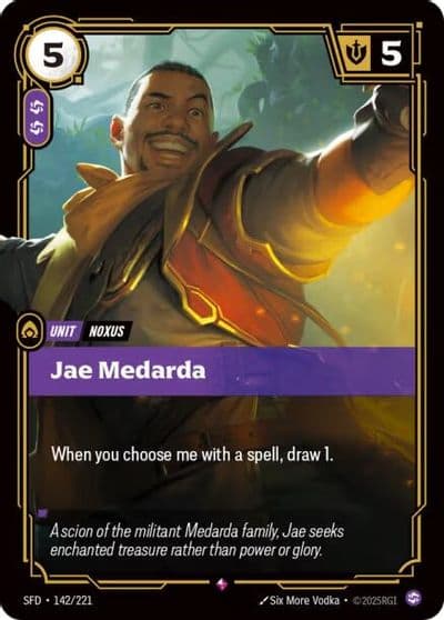 Jae Medarda Spiritforged Riftbound card