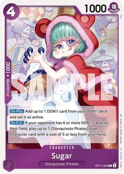 Sugar The Azure Sea's Seven One Piece card