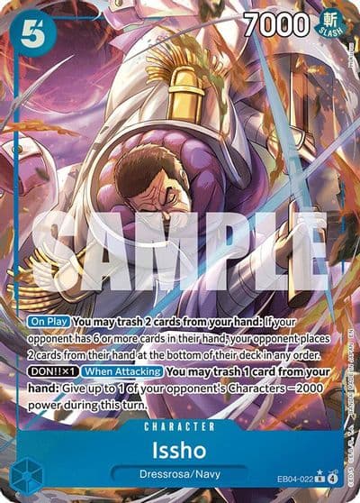 Issho EB04 022 Alternate Art The Azure Sea's Seven One Piece card