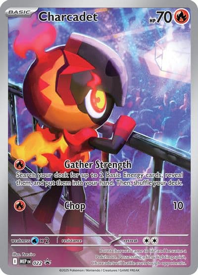 Charcadet ME: Mega Evolution Promo Pokemon card