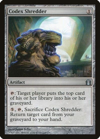 Codex Shredder Return to Ravnica Magic card