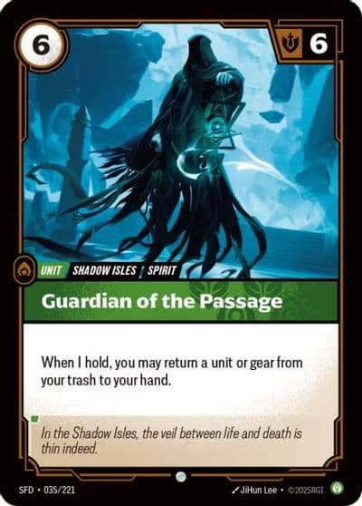 Guardian of the Passage Spiritforged Riftbound card