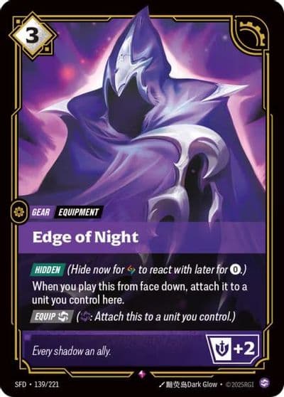 Edge of Night Spiritforged Riftbound card