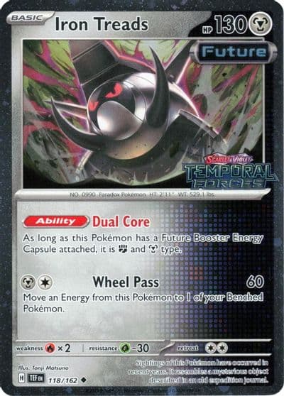 Iron Treads (Temporal Forces Stamped) Miscellaneous Cards & Products Pokemon card