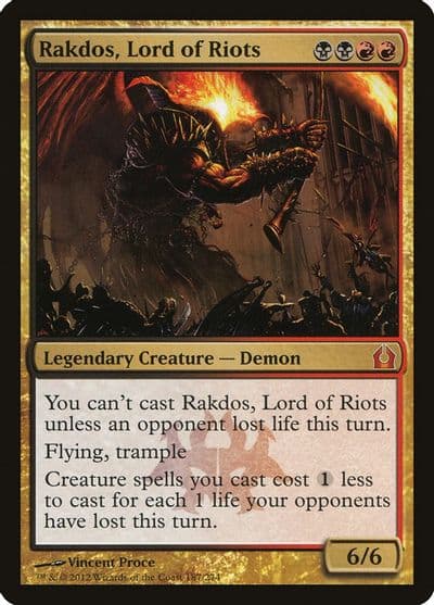 Rakdos Lord of Riots Return to Ravnica Magic card