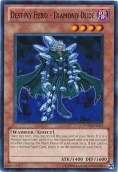 Destiny Hero Diamond Dude Turbo Pack: Booster Three Yu-Gi-Oh! card