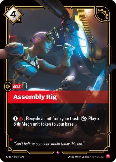 Assembly Rig Spiritforged Riftbound card
