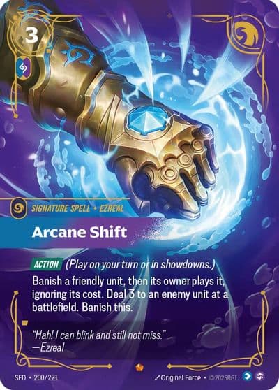 Arcane Shift Spiritforged Riftbound card