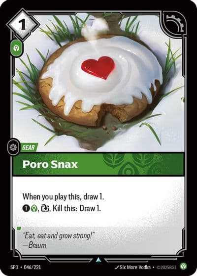 Poro Snax Spiritforged Riftbound card
