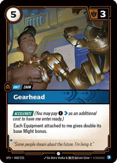 Gearhead Spiritforged Riftbound card