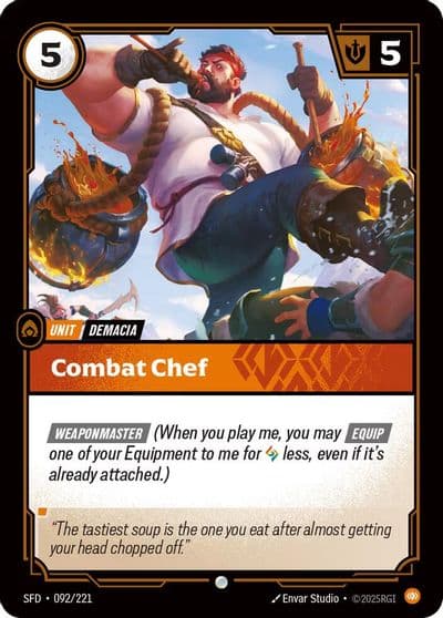 Combat Chef Spiritforged Riftbound card