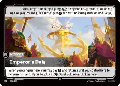 Emperors Dais Spiritforged Riftbound card
