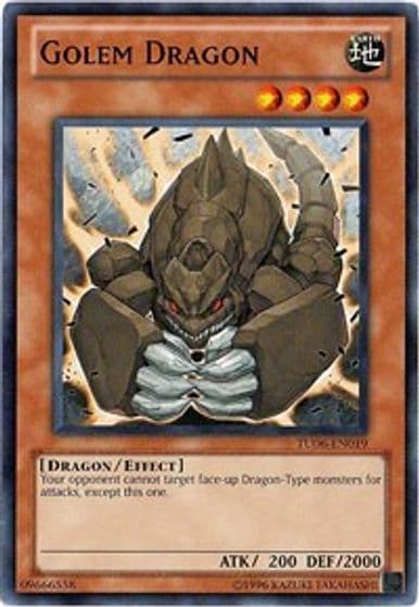 Golem Dragon Turbo Pack: Booster Six Yu-Gi-Oh! card