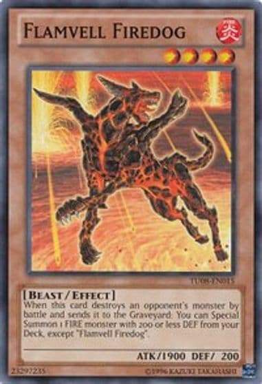 Flamvell Firedog Turbo Pack: Booster Eight Yu-Gi-Oh! card