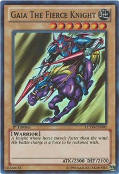 Gaia The Fierce Knight Legendary Collection 3: Yugi's World Yu-Gi-Oh! card