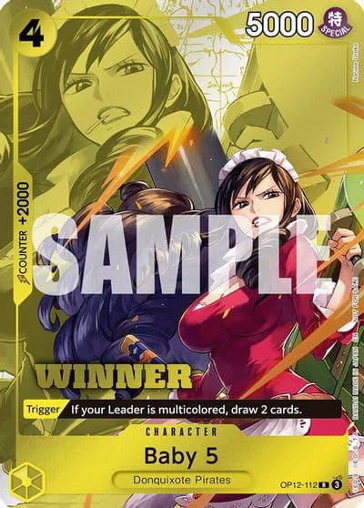 Baby 5 Winner Pack 2026 Vol 1 One Piece Promotion Cards One Piece card