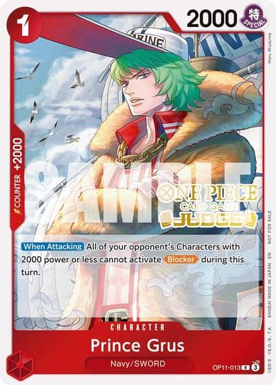Prince Grus Judge Pack Vol 7 One Piece Promotion Cards One Piece card