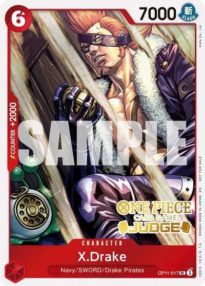 XDrake Judge Pack Vol 7 One Piece Promotion Cards One Piece card