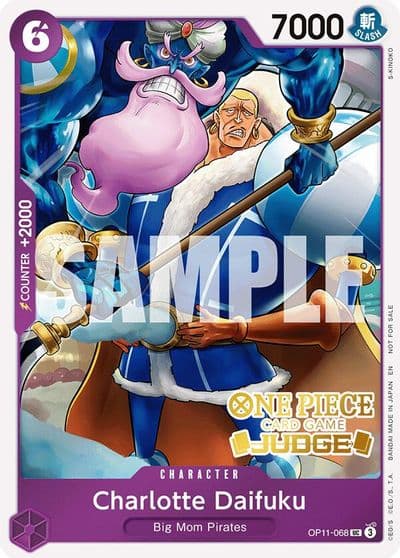 Charlotte Daifuku Judge Pack Vol 7 One Piece Promotion Cards One Piece card