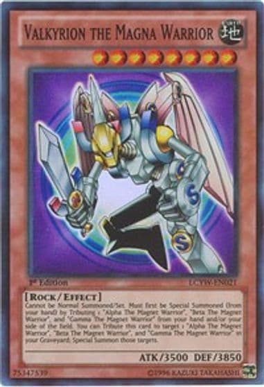 Valkyrion the Magna Warrior Legendary Collection 3: Yugi's World Yu-Gi-Oh! card