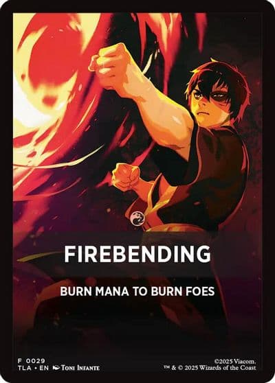 Firebending Theme Card 0029 Avatar: The Last Airbender Magic card