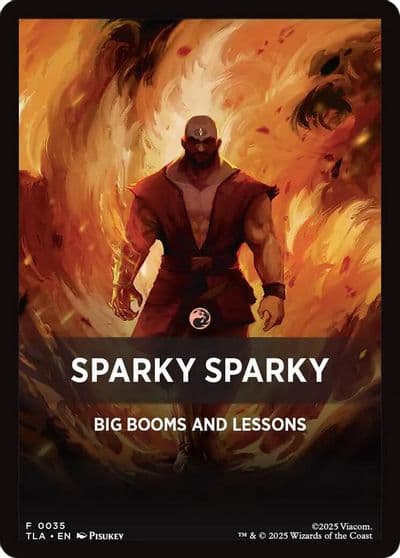 Sparky Sparky Theme Card Avatar: The Last Airbender Magic card