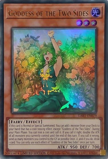 Goddess of the Two Sides The Lost Art Promotion Yu-Gi-Oh! card