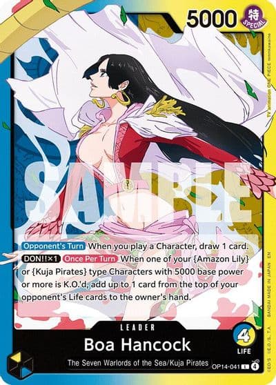 Boa Hancock OP14 041 The Azure Sea's Seven One Piece card