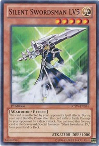 Silent Swordsman LV5 Legendary Collection 3: Yugi's World Yu-Gi-Oh! card