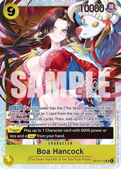 Boa Hancock OP14 112 The Azure Sea's Seven One Piece card