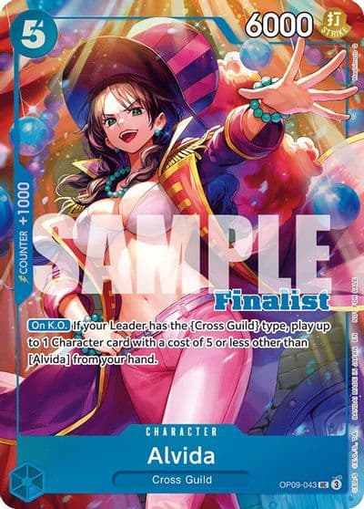Alvida CS 25 26 Finalist Card Set 2 One Piece Promotion Cards One Piece card