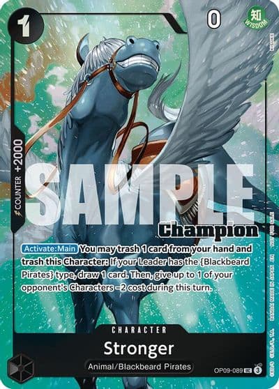 Stronger CS 25 26 Winner Card Set 2 One Piece Promotion Cards One Piece card