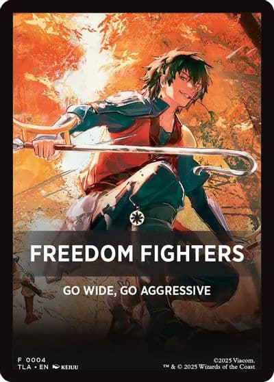 Freedom Fighters Theme Card Avatar: The Last Airbender Magic card